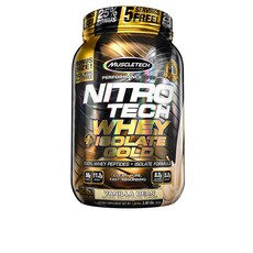 Muscletech Health Nitro Tech乳清蛋白Plus 黃金香草, 1個, 907g