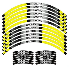 호환 반사 MT-07 오토바이 휠 스티커 림 데칼 로고 스트라이프 테이프 액세서리 Mt07 2020, 12 17 Inch