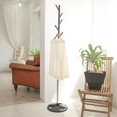 KAZT 現代樹架衣架, 1個, 黑色