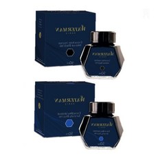 블랙 블루 잉크 50ml 색상 타입 가능 용량 병 만년필 전용 리필 사무실, 1개, 블랙 50ml