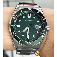 CITIZEN 星辰 AW1768-80X 光動能 100M 潛水錶 天美鐘錶