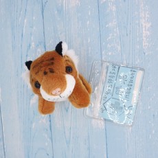 白虎棕虎造型伸縮扣 護理師識別證夾 醫師學生證件夾 動物伸縮夾, 1個