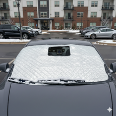 자동차 성에방지커버 차량 앞유리덮개 성에 커버 햇빛차단 가리개 블랙박스용, 성에커버(블랙박스용), 1개