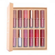 12색 립글로스 세트 워터글로우 립메이크업 그라데이션, 1개
