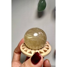 金髮晶球 招財擺件