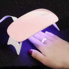 휴대용 네일 젤 램프 젤네일 네일 아트램프 경화기 셀프, 핑크