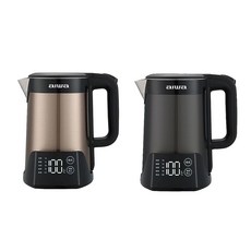 AIWA 愛華 1.5L 三層防燙五段式控溫電茶壺, 爵士黑