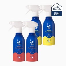 밀크바오밥 4개선택 라이프홀릭 버블 풋샴푸 아이스레몬&프레시자몽향 400ml 394022