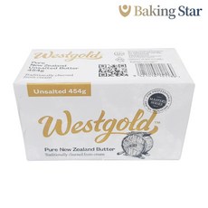 웨스트 골드 버터 454g (뉴질랜드산 무염버터), 1개