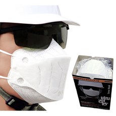 하얀들 2급 방진 마스크 KM02 접이식 입체고정 특허 디자인, 화이트, 30개