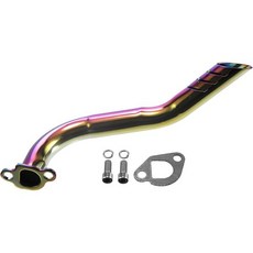 미니 바이크 배기 파이프 헤더 키트 포 프레데터 212cc 224cc 196cc 콜먼 CT200U BT200X CT200UEX 바하 워리어 MB200 MB165 KT196 6., colorful