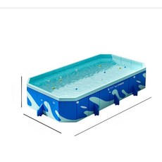 ayoo 대형풀장 물놀이풀장 수영풀 실내수영장 야외풀장, 1개, 2.3.2m 싱글 풀