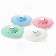 실리콘 배수구 싱크대 덮개 욕실 하수구 머리카락 거름망 마개 커버