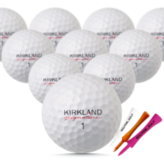 108 커클랜드 특a+급 로스트볼 골프공 유명골프티 비재생, 1개, 10개입, 화이트