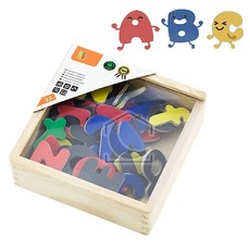 색감발달 알파벳놀이 원목자석 52p 아기자석퍼즐