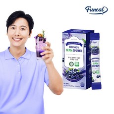 퍼니트 퓨어 100 NFC 유기농 블루베리즙 스틱 14포 x 1박스