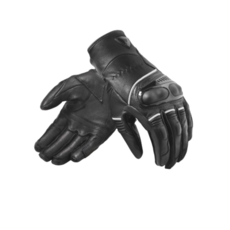 REV'IT!摩托車手套，皮革防水防摔透氣騎士手套, 黑白