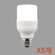 E26 T벌브 주광색 가정용 상업용 10W LED전구 5개 조명 추천