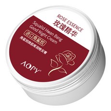 AOPY 玫瑰精華 角鯊烷 睡眠晚安霜, 1個, 晚安膏70g/瓶