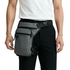 라운듀 초경량 슬림핏 레그백 오토바이 싸이클 낚시, 그레이, 1개