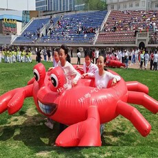 사다리 에어바운스 체육 수업교구 유치원 스포츠게임 체육대회, 꽃게, 1개