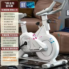 飛輪健身車 飛輪單車 動感室內單車 磁控健身車 台灣出貨, 豪華款白/藍牙音樂/全包飛輪/靜音