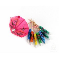 칵테일장식 우산꽂이 40P 과일꽂이 칵테일꽂이, 상세페이지 참조, 1개