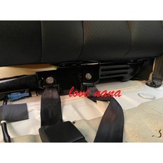娜娜汽車 日產 C12 tiida 專用 isofix 兒童安全座椅掛勾底座, 1個