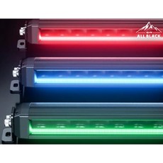 黑四驅ALL BLACK RGB 40吋可調光單排排燈，多模式可調光，堅固耐用，提升夜間行車安全, 1個