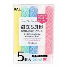 SEIWA-PRO 廚房用網布清潔海綿5入, 1個
