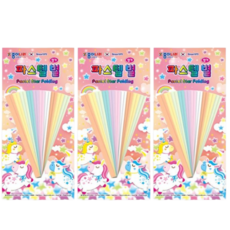 종이나라 별접기종이 3P 파스텔별접기 종이 별 접기