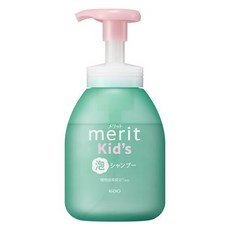 Kao 花王 Merit兒童免潤絲泡沫洗髮精, 1瓶, 330ml