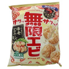 龜田製菓 無限蝦餅美乃滋口味, 1個, 53g