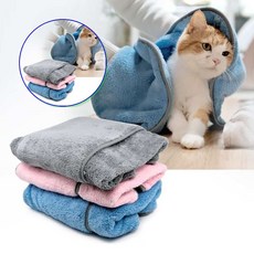 쌍문상회 반려동물타올 KP 강아지목욕 주머니형 핑거 펫타월 애견수건 40872EA, 그레이