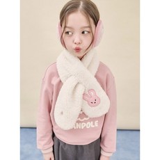 매장정품 빈폴 키즈 BEANPOLE KIDS 토끼 빙키 머플러 - 아이보리 203004