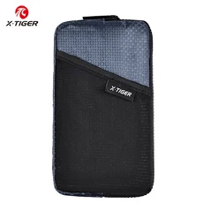 X-TIGER 사이클링 전화 가방 여행 여권 지갑 가족 홀더 지퍼가 달린 경량 휴대용 문서 주최자, 02 X-CB-1204