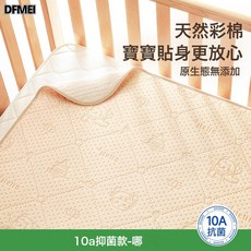 DFMEI 新生兒防水隔尿墊可水洗寶寶護理墊彩棉a類母嬰級隔尿布, 1個, 小哪吒【天然彩棉-