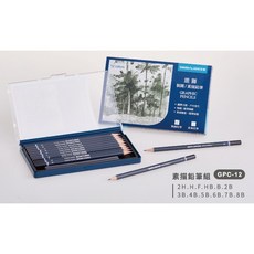SIMBALION 雄獅 製圖/素描鉛筆組 DP-12 GPC-12 12色