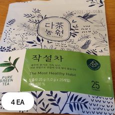 다농원 작설차, 1g, 25개입, 4개