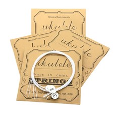 우쿨렐레용 4Pcs/세트 우쿨렐레 끈 나일론 끈 교체 액세서리 세트 우쿨렐레용 나일론 끈 교체 부품