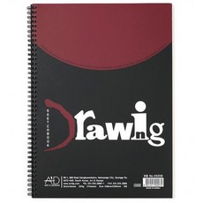 아트앤디자인 드로잉스케치북 200g (6종 택1), 8절