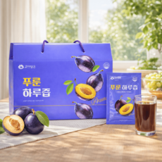 공복에 푸룬주스 상쾌한시작 푸룬하루즙 2.1L 선물세트, 30개, 70ml