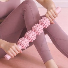 토잉리빙 마사지 스틱 지압 롤러 종아리알 케어, 1개, 퍼플