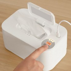 보온기 아기 육아 물티슈 화이트 데우는 물티슈 워머 필수 USB 휴대용 전원, 1개, 상세페이지 참조