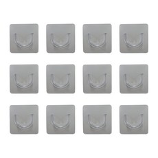 무타공 부착식 커튼봉 브라켓 홀더, 12개