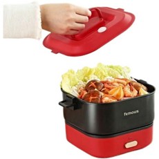 접이식 라면포트 기계 소형 다기능 여행 캠핑용 기숙사 전기 냄비, 2.5L 2인용 1000W, 2.5L 1000W 2인용