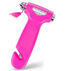 JaliciouslyTT 자동차 안전 비상 도구 창문 브레이커 벨트 커터 핑크 13.7cm5.27인치 2976054