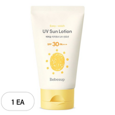 베베숲 유아용 이지워시 선로션 SPF30 PA+++, 1개