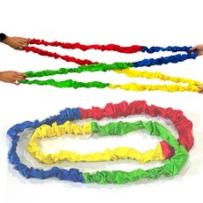 다우리 코퍼밴드 1.8m(2~3인용) 코디네이션 유아 체육 협동 교구, 다우리 코퍼밴드 1.8m 이미지 참조