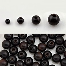 비즈톡 [SW-01-00]우드볼 4/6/8/10mm 벽조목 벼락맞은 대추나무 모음